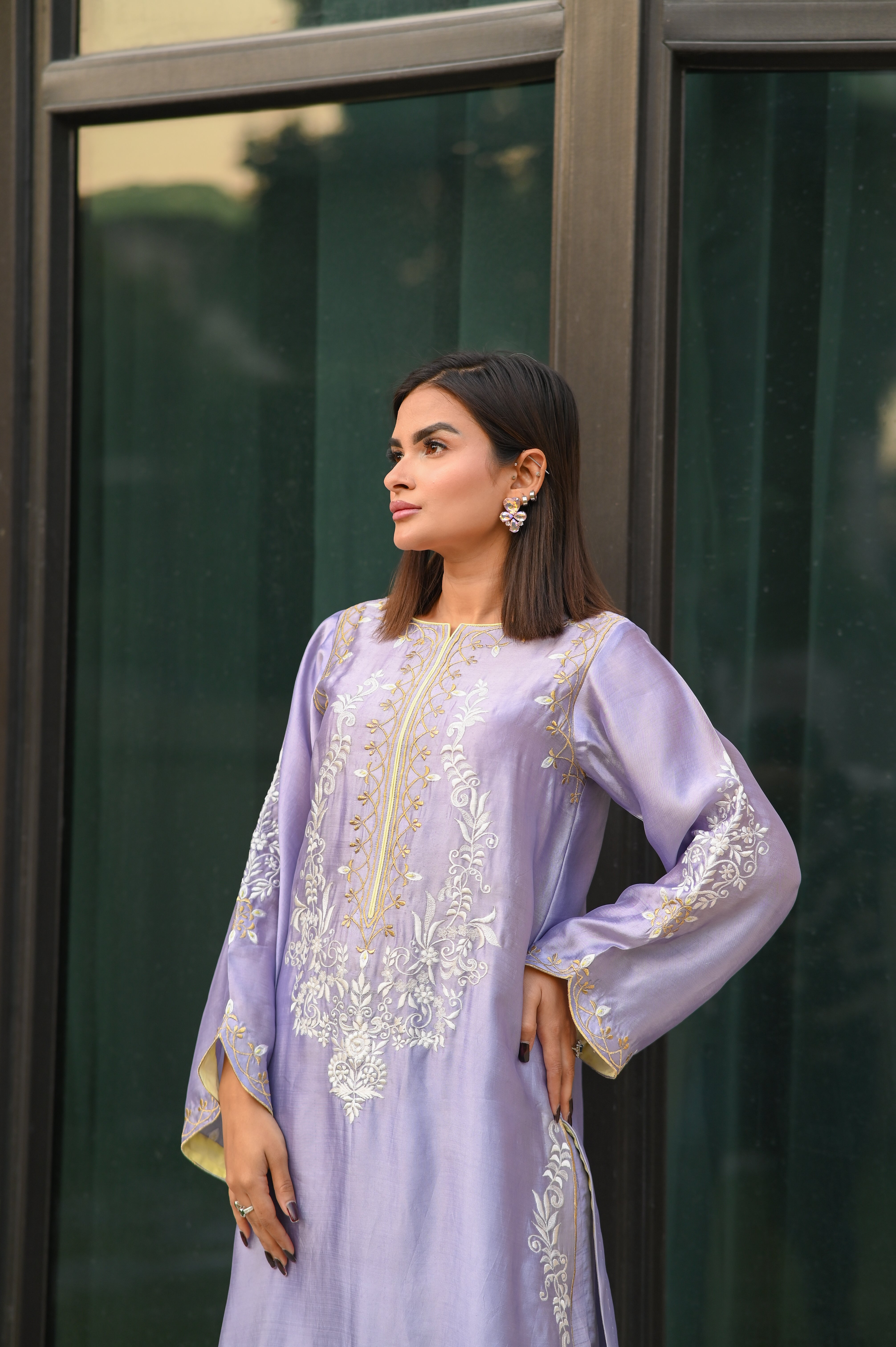 Lilacé - Lilac Tissue Silk Ensemble