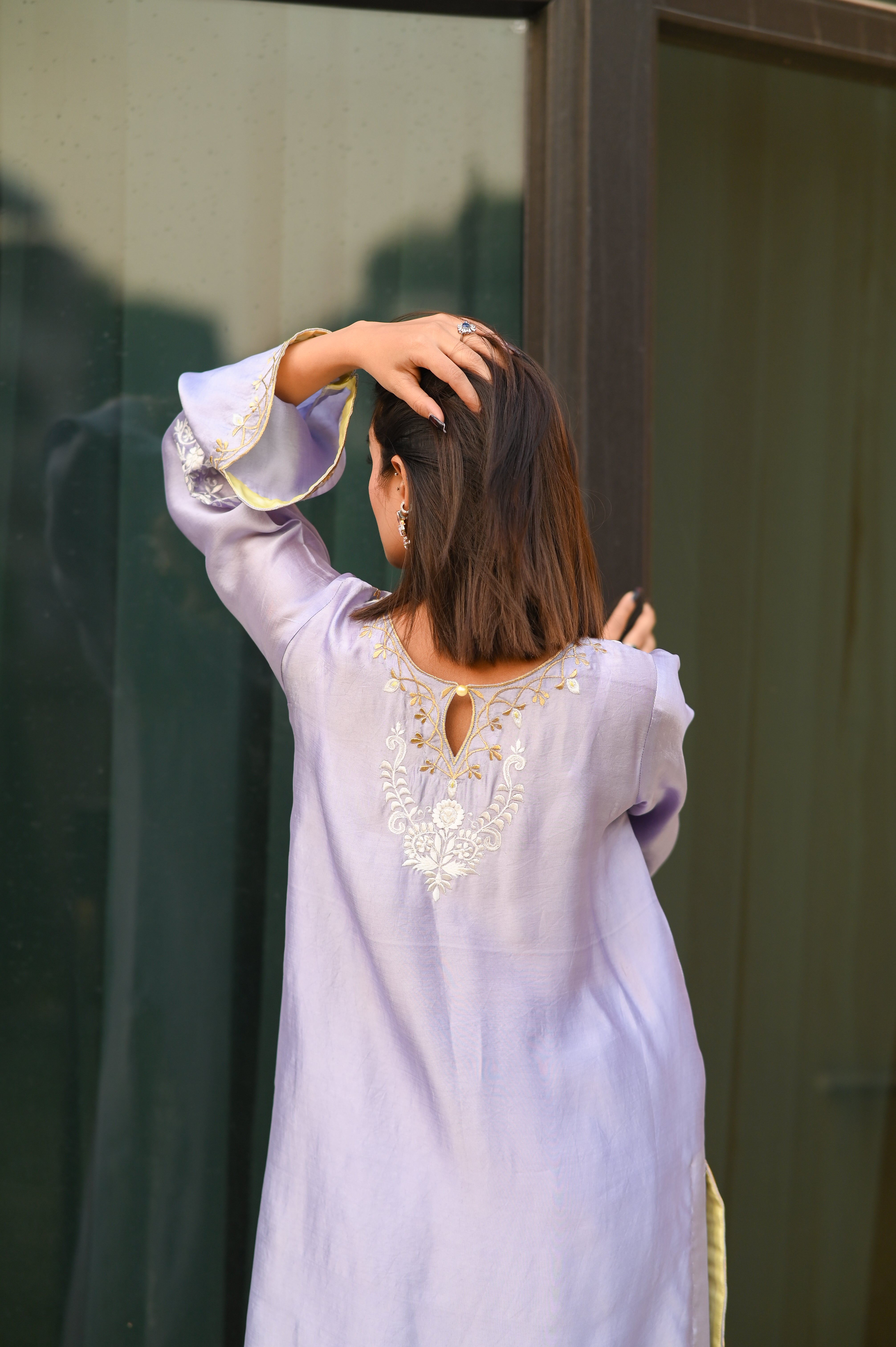 Lilacé - Lilac Tissue Silk Ensemble