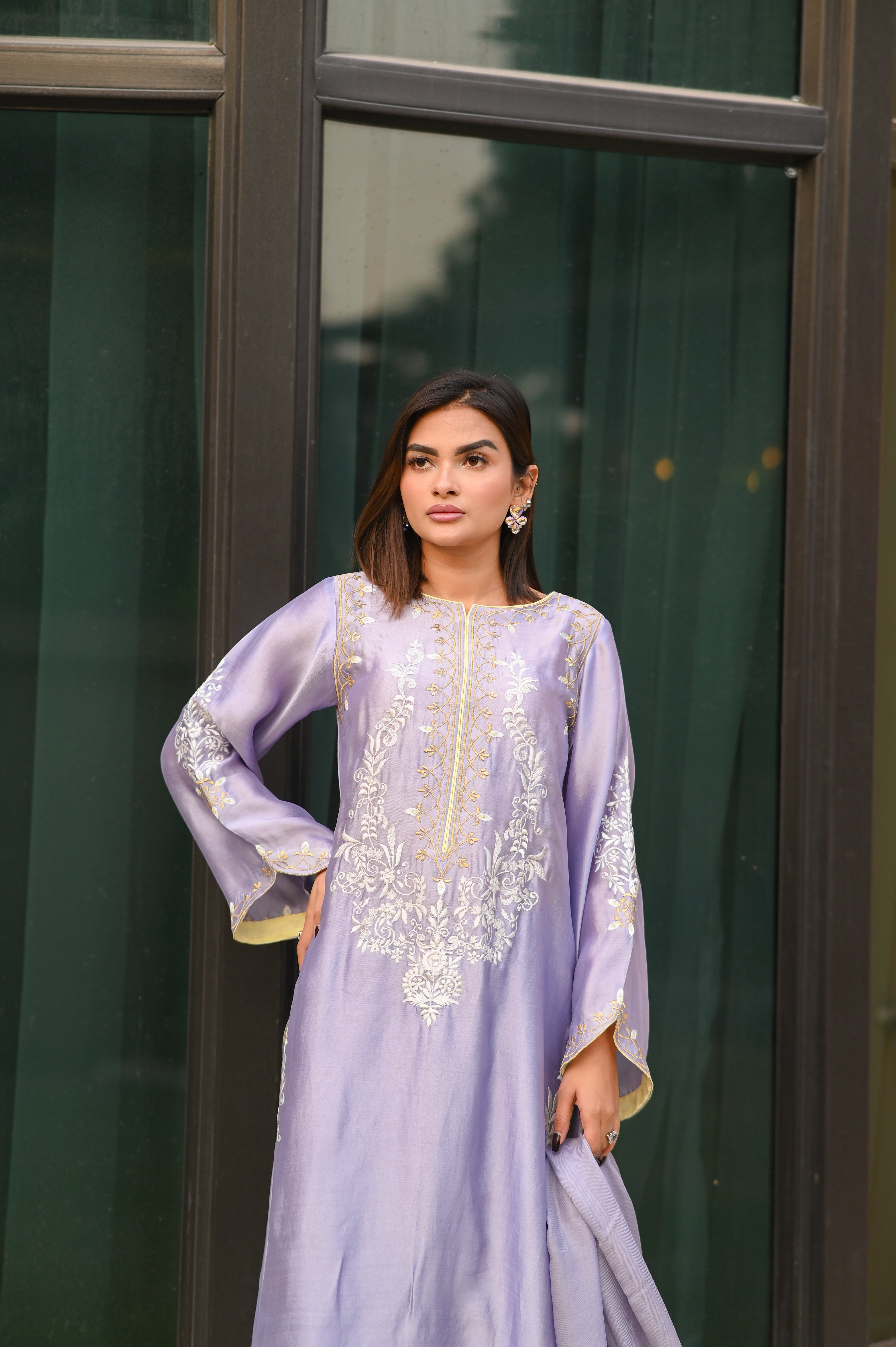 Lilacé - Lilac Tissue Silk Ensemble